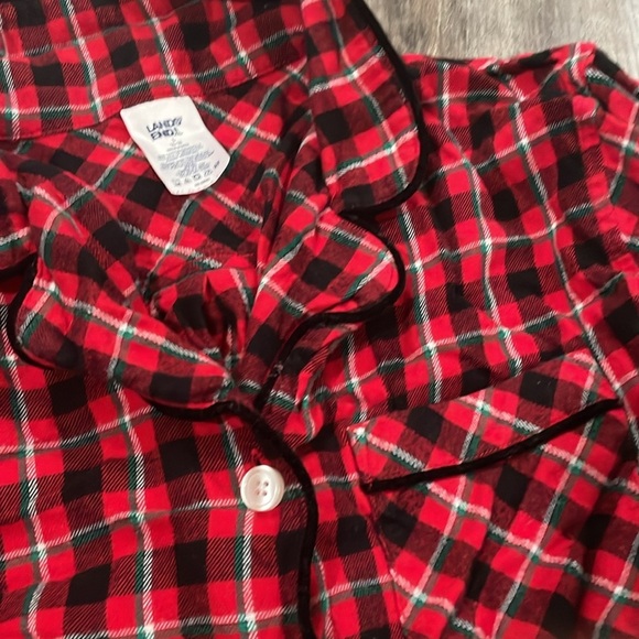 LANDS' END Warm Winter Nightshirt Flannel Lot (3) - Picture 10 of 11